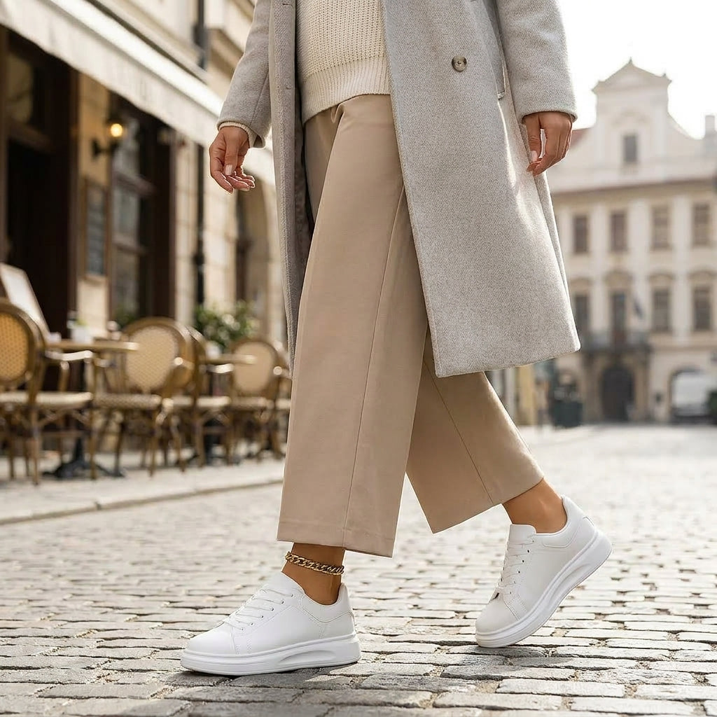 Damskie sneakersy o minimalistycznym designie – ujęcie 2
