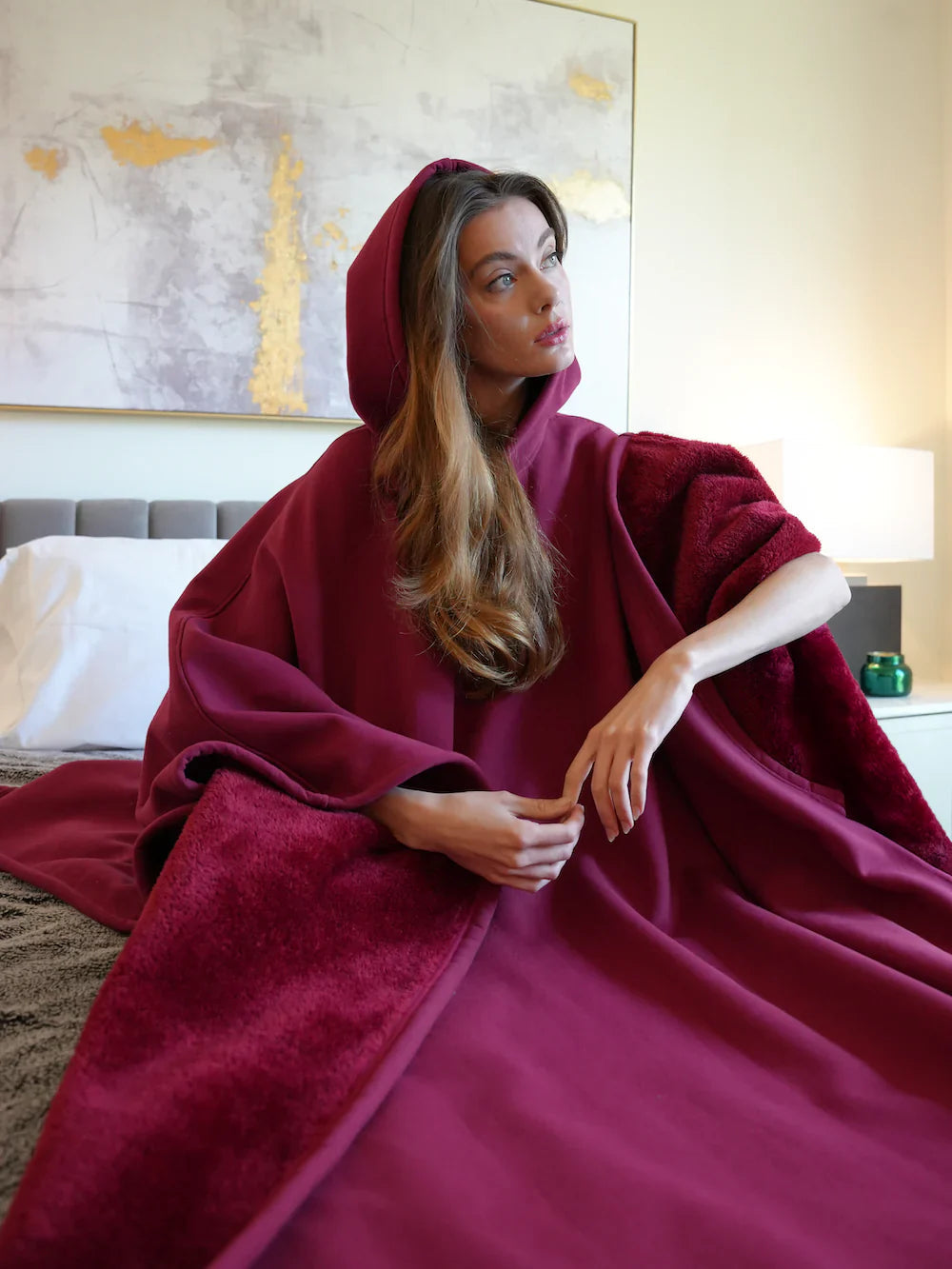 Bluza-Koc z Kapturem Oversize – ujęcie 5