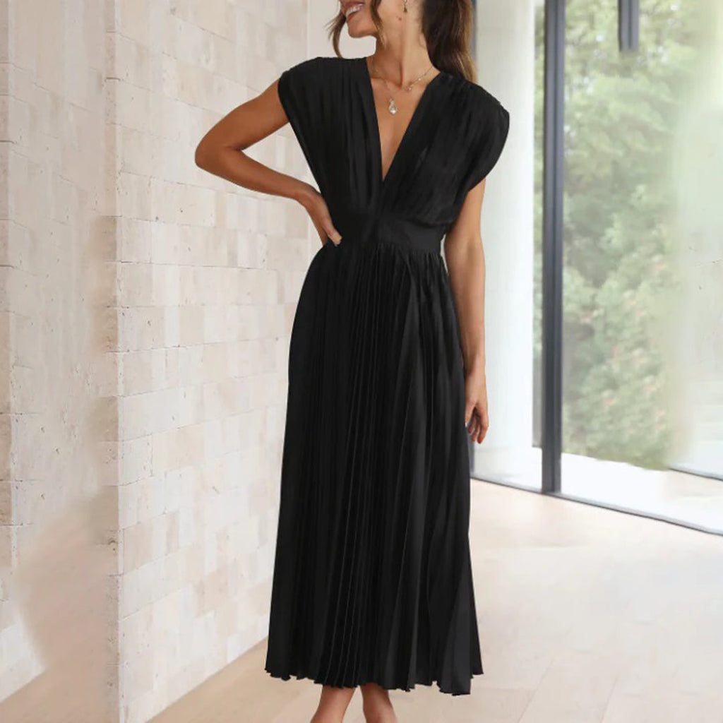 Sukienka Damska Elegancka Midi – ujęcie 6