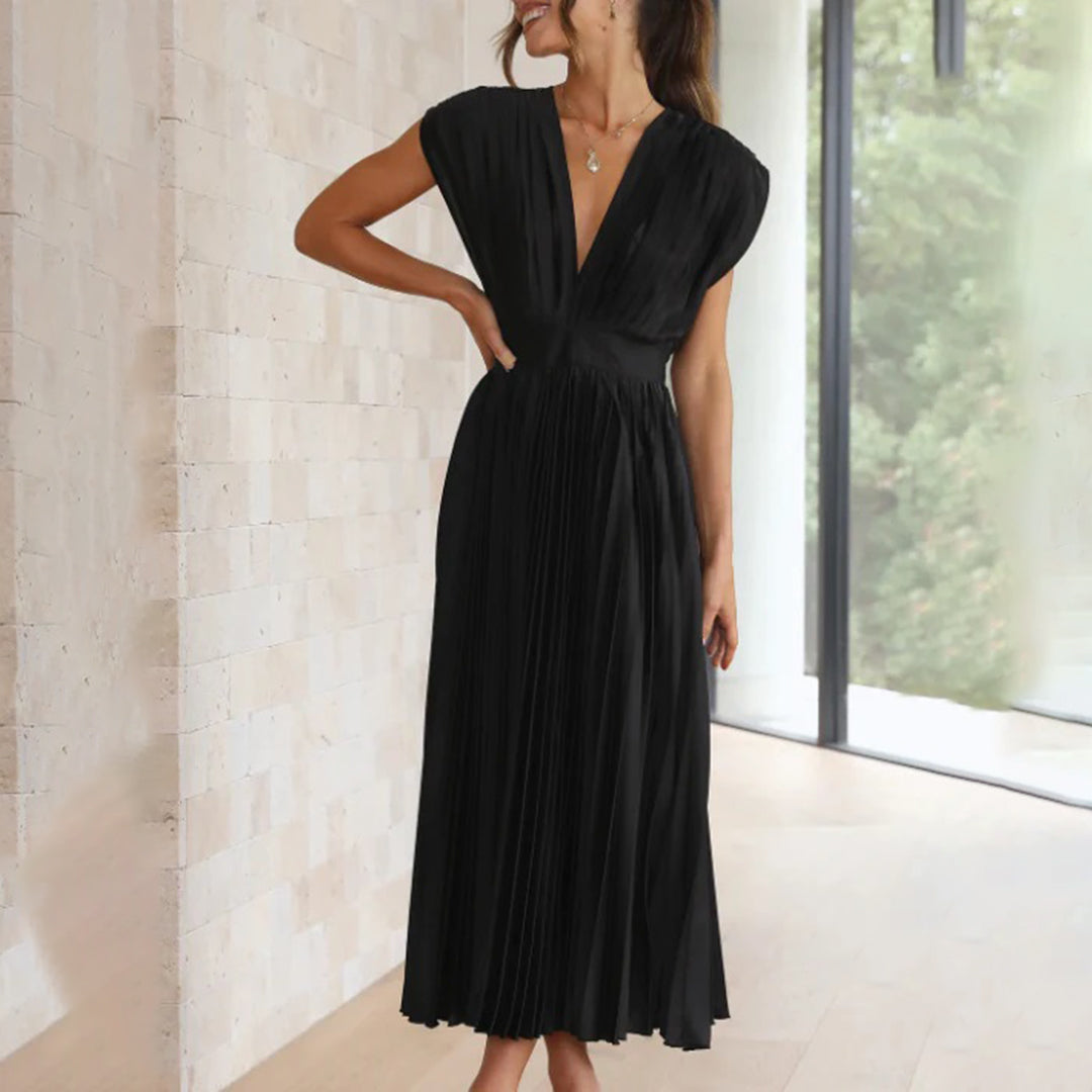 Sukienka Damska Elegancka Midi – ujęcie 6