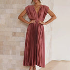Sukienka Damska Elegancka Midi – ujęcie 14