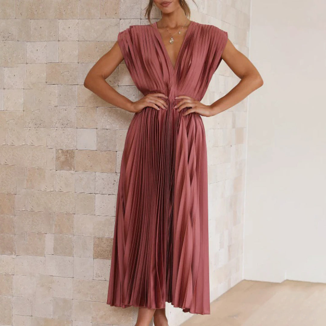 Sukienka Damska Elegancka Midi – ujęcie 14
