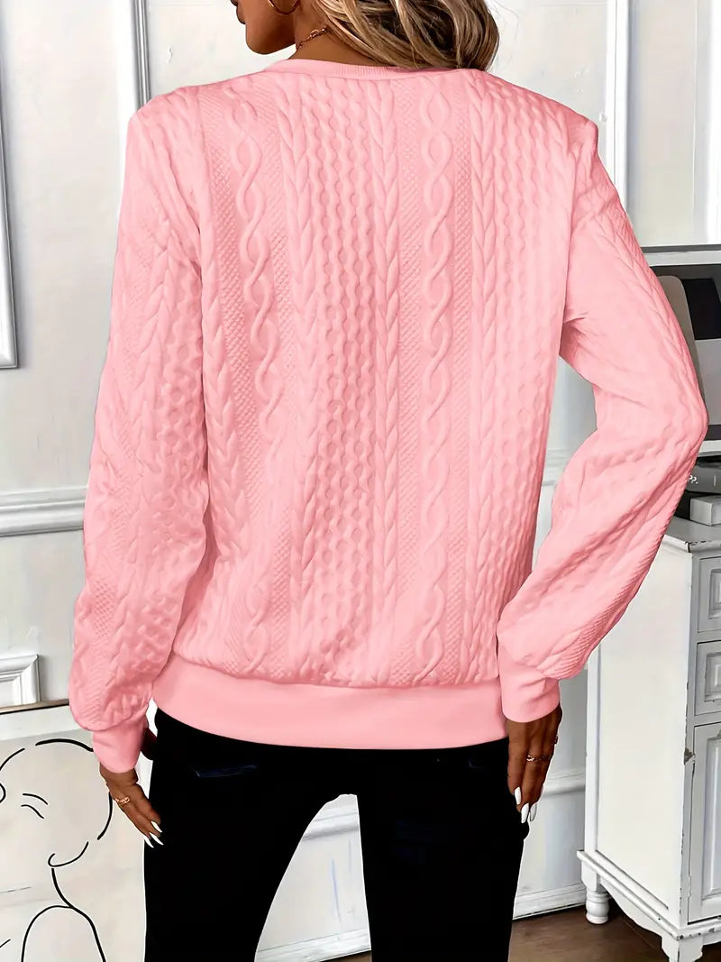 Sweter Damski Elegancki z Zamkiem – ujęcie 10