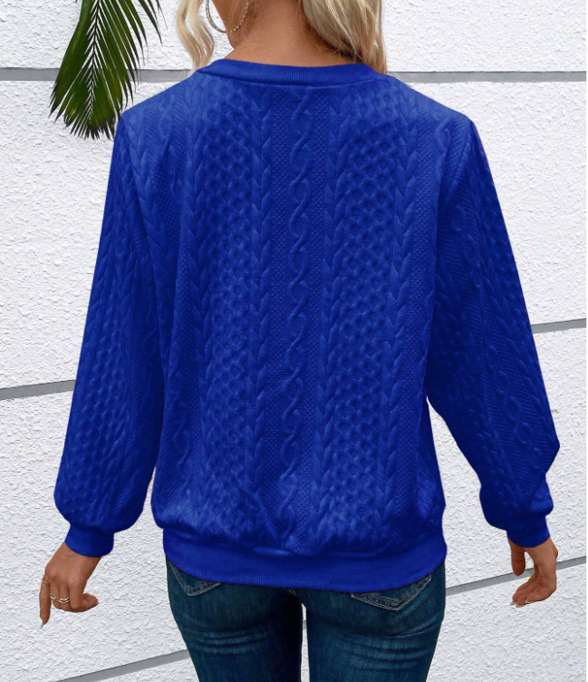 Sweter Damski Elegancki z Zamkiem – ujęcie 11