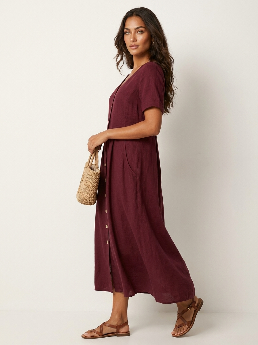 Zwiewna sukienka midi Sophie – Diamila Moda