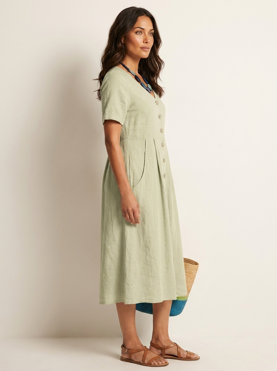 Zwiewna sukienka midi Sophie – Diamila Moda
