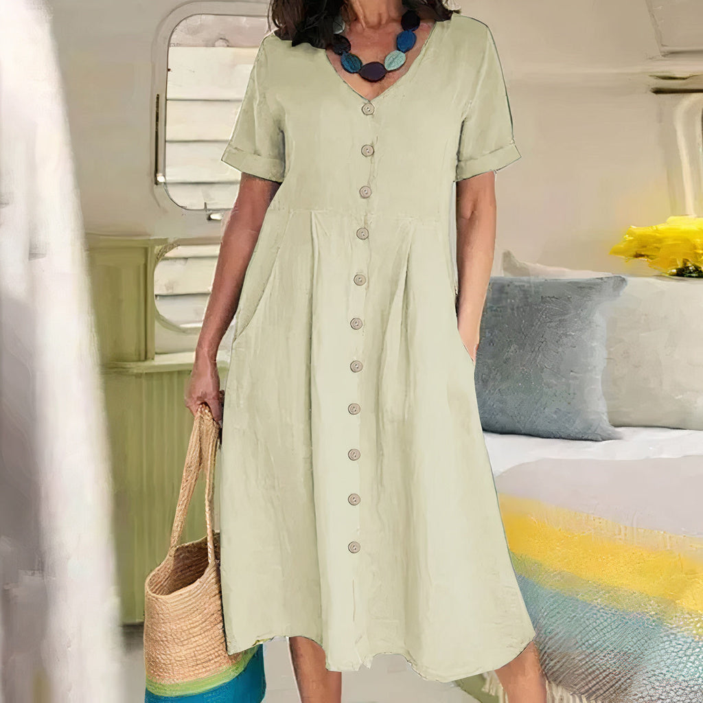 Zwiewna sukienka midi Sophie – Diamila Moda