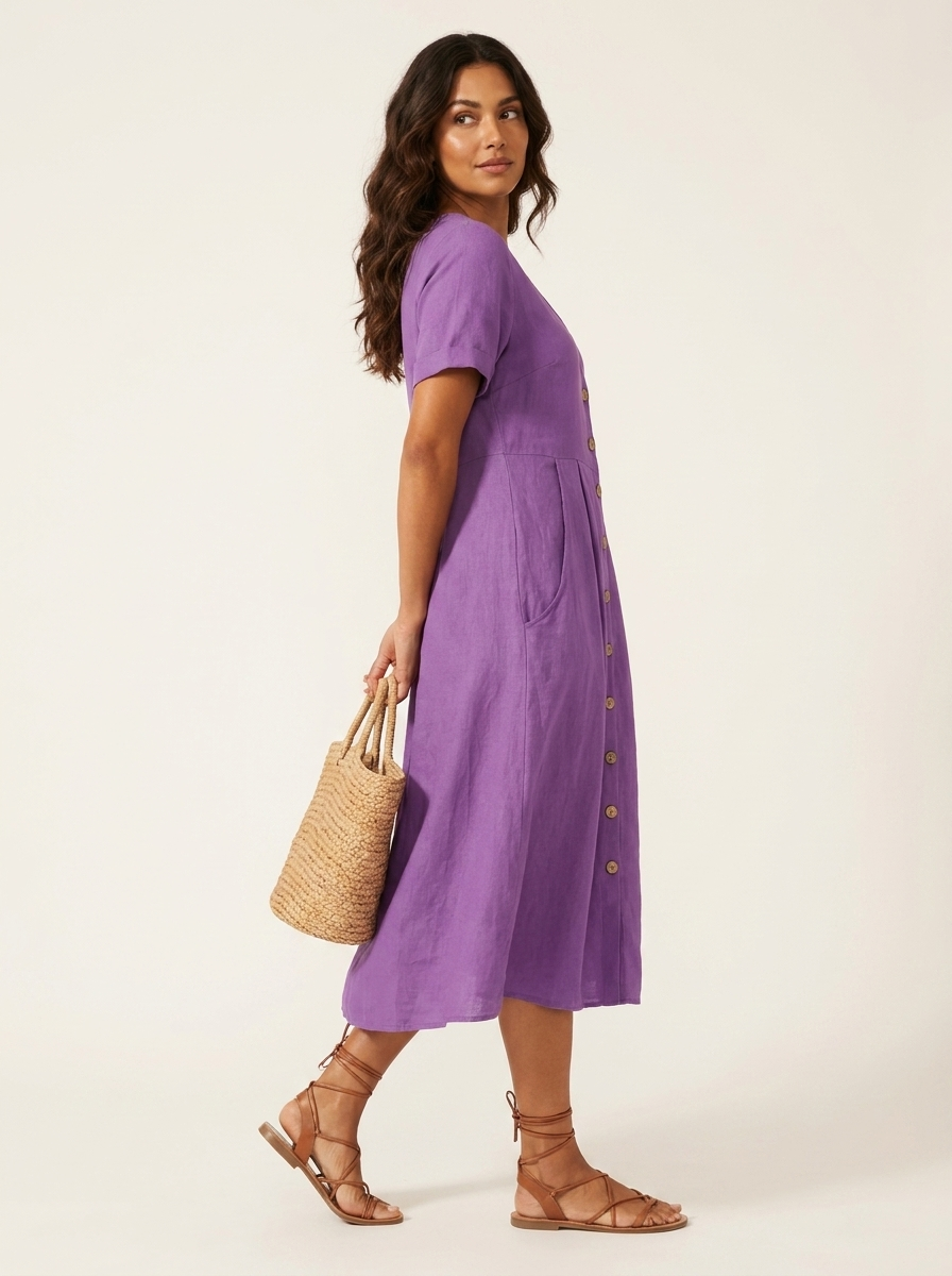 Zwiewna sukienka midi Sophie – Diamila Moda
