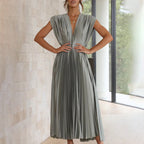 Sukienka Damska Elegancka Midi – ujęcie 17