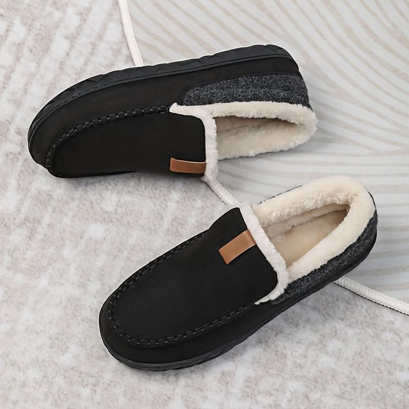 Męskie Loafersy z Miękką, Ciepłą Wyściółką