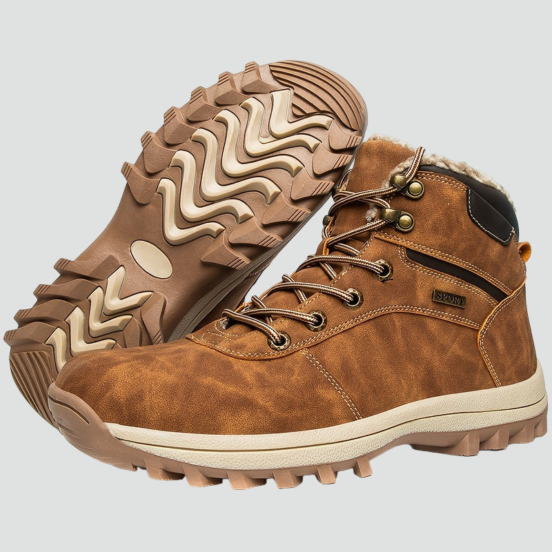 Buty trekkingowe meskie ciemnobrazowy