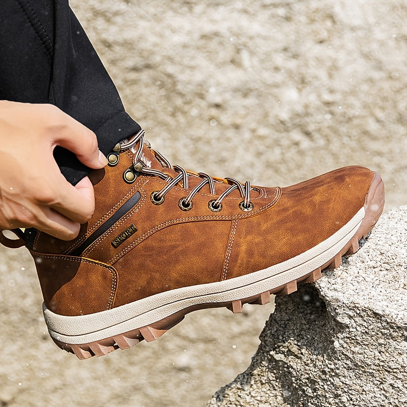 Buty trekkingowe meskie - widok z tylu