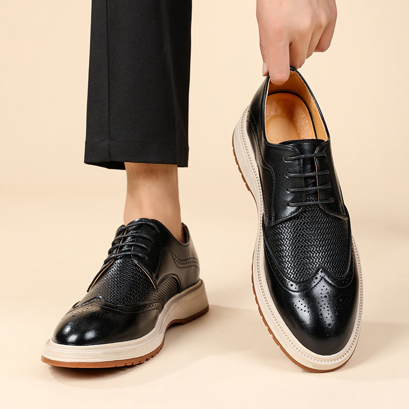 Męskie półbuty sznurowane w stylu brogue – ujęcie 10