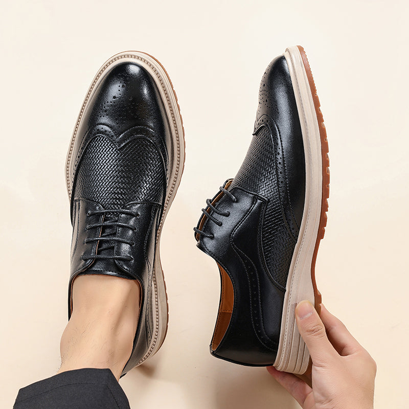 Męskie półbuty sznurowane w stylu brogue – ujęcie 11