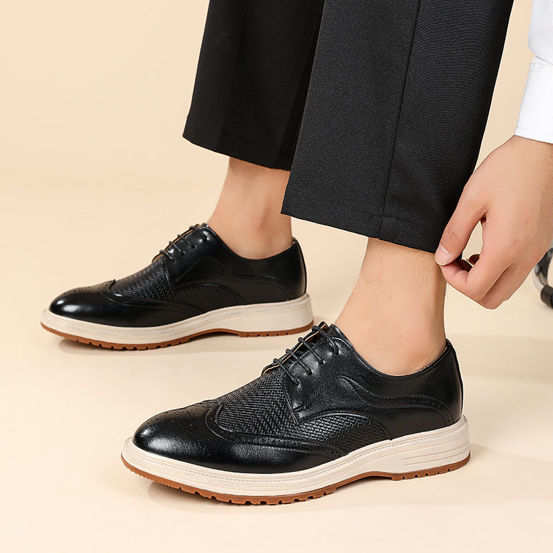 Męskie półbuty sznurowane w stylu brogue – ujęcie 14