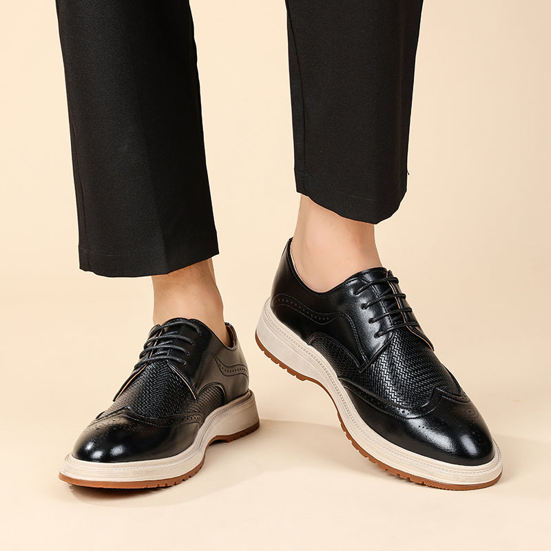 Męskie półbuty sznurowane w stylu brogue – ujęcie 16