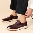 Męskie półbuty sznurowane w stylu brogue – ujęcie 7