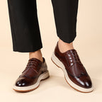 Męskie półbuty sznurowane w stylu brogue – ujęcie 8