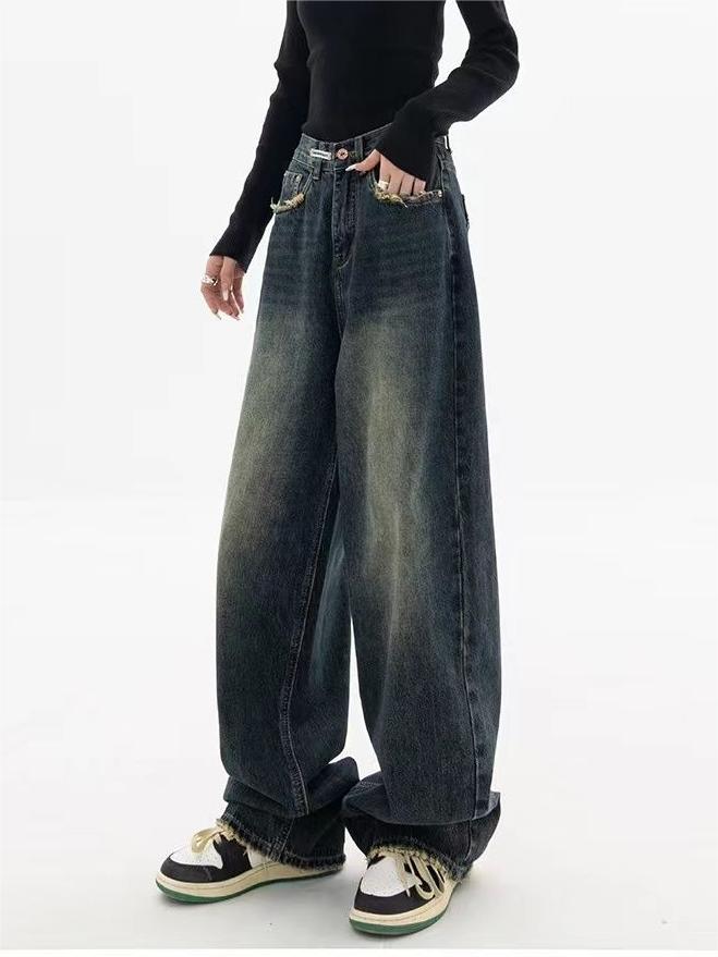 Jeansy boyfriend damskie stylizacja
