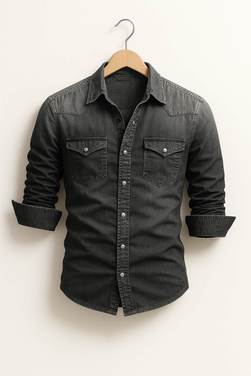 Męska koszula jeansowa Diamila Moda, stylizacja casual