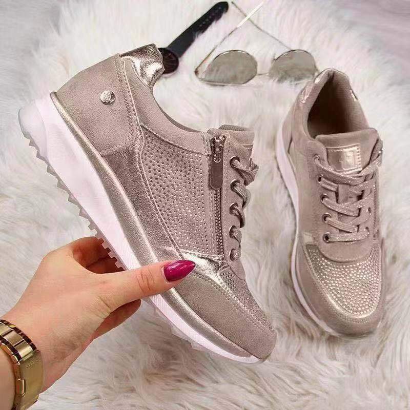 Damskie sneakersy zapinane na zamek