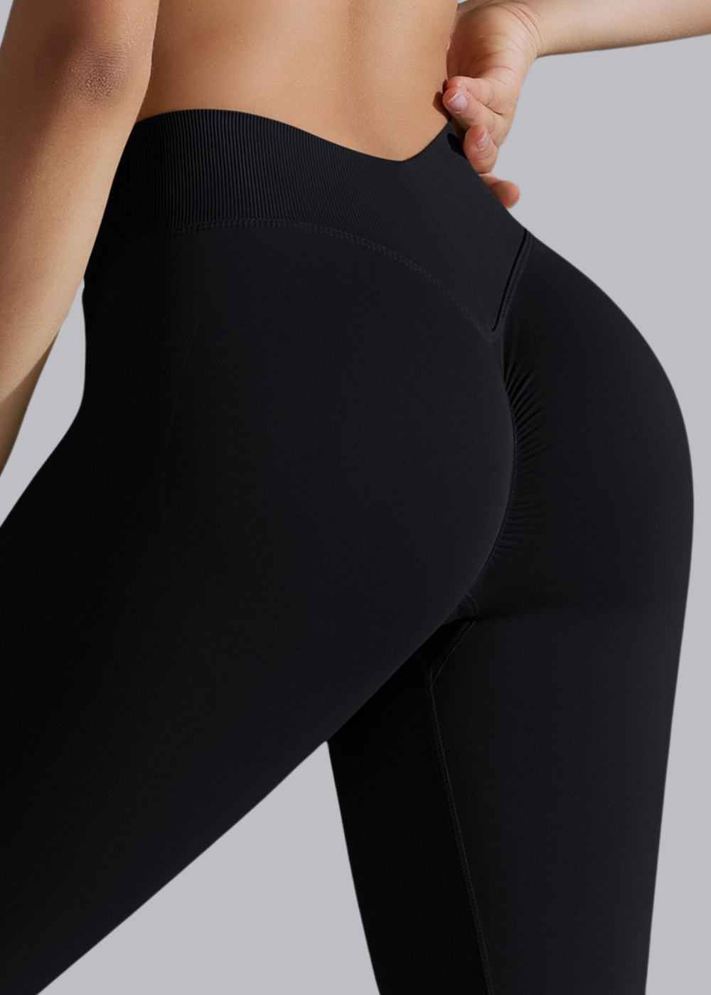 Legginsy damskie modelujące scrunch push-up ujęcie 4
