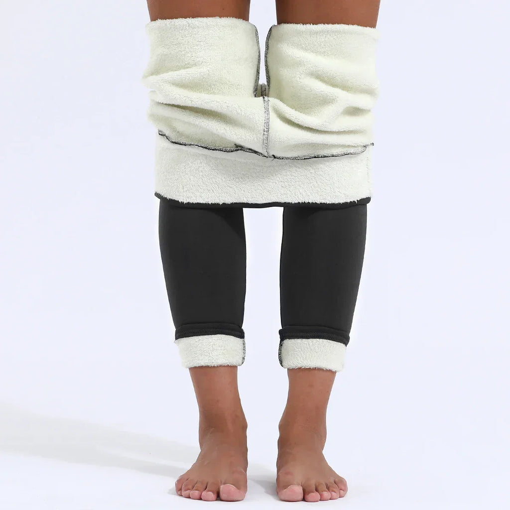 Legginsy damskie termoaktywne ocieplane ujęcie 2