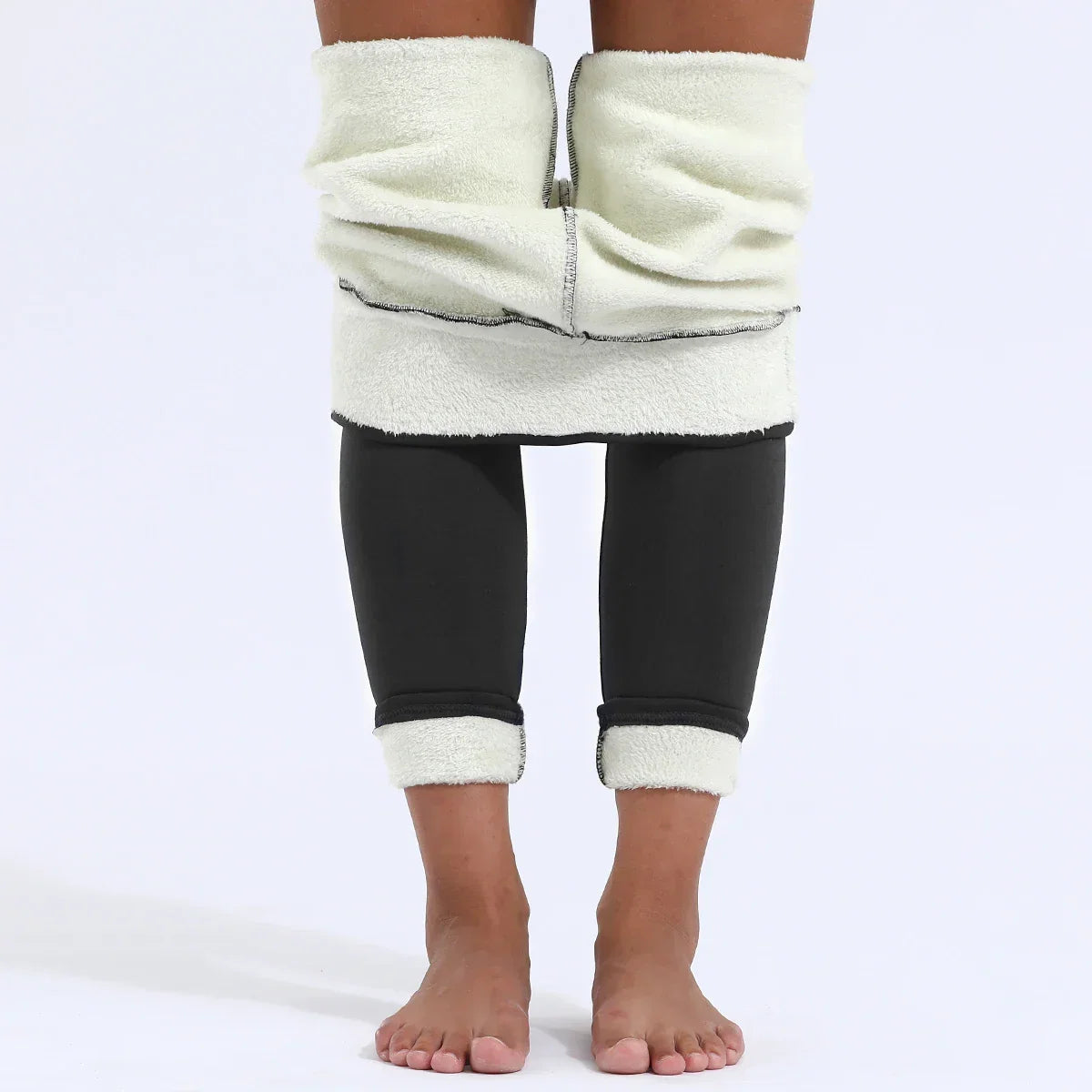 Legginsy damskie termoaktywne ocieplane ujęcie 2