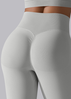 Legginsy damskie z wysokim stanem modelujące ujęcie 19