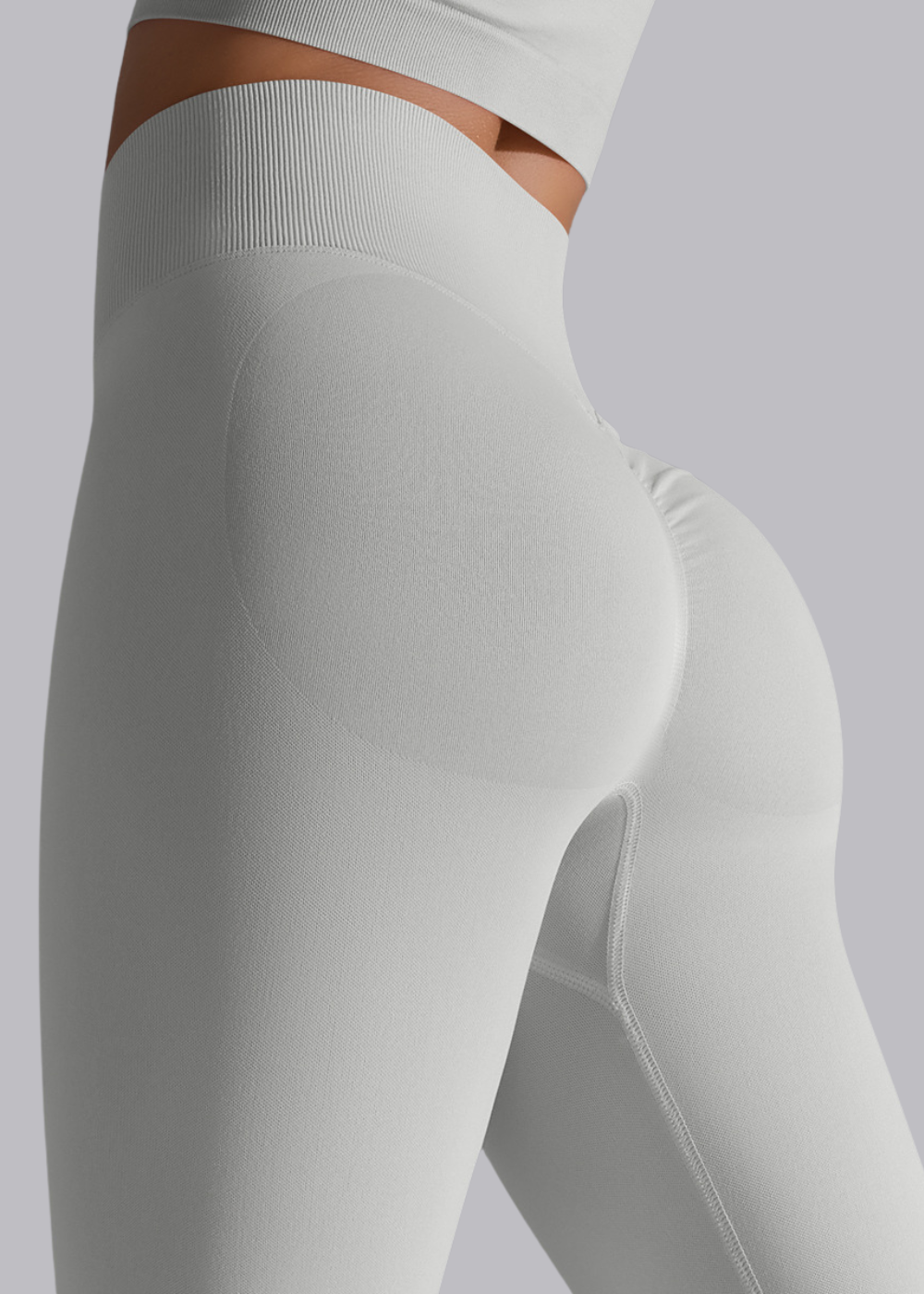 Legginsy damskie z wysokim stanem modelujące ujęcie 20