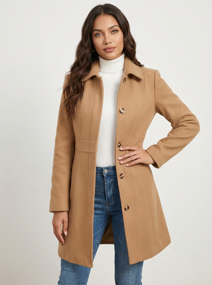 Płaszcz damski Josephine w linii A – Diamila Moda