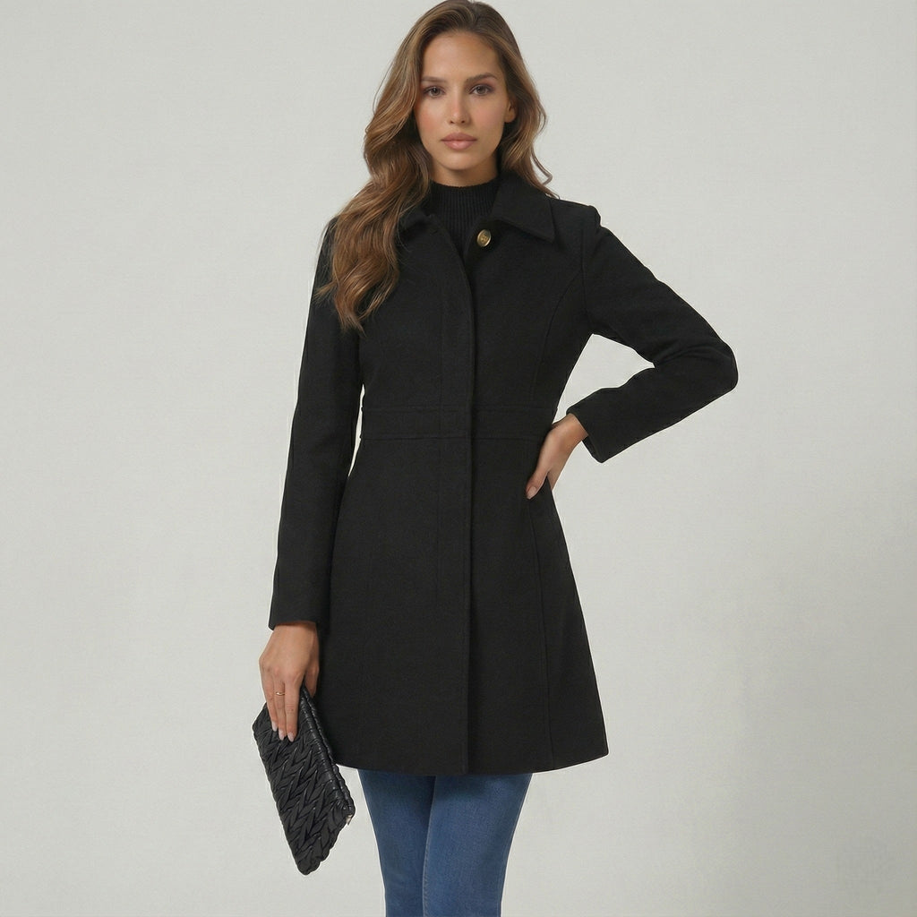 Elegancki płaszcz damski A-linia Josephine – Diamila Moda