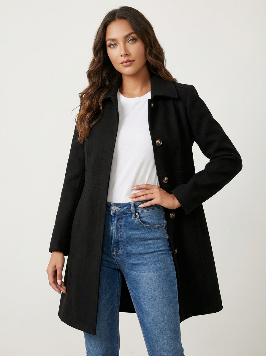 Płaszcz damski Josephine w linii A – Diamila Moda