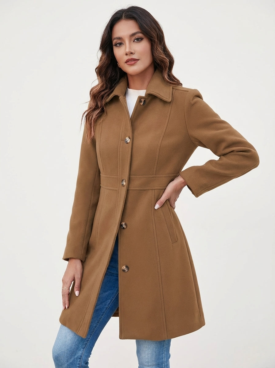 Płaszcz damski Josephine w linii A – Diamila Moda