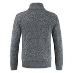 Męski sweter zapinany na zamek z podszewką – ujęcie 6
