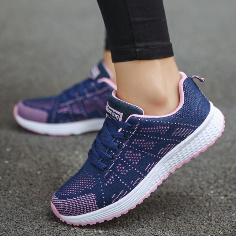 Dzianinowe sneakersy damskie kolor czarny