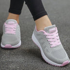 Dzianinowe sneakersy damskie kolor zielony