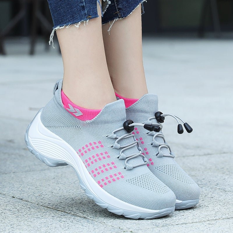 Sneakersy z pianką profilowane łożysko stopy